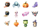 Baby Halloween Doodles, an Illustration by Design Market (Thumbnail 2 of 3)
