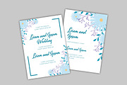 Blue and White Wedding Invitation, a Templates & Theme by studiogstock (Thumbnail 2 of 2)