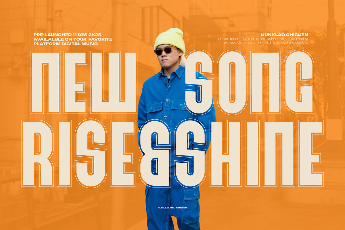 Glanuler | Display Bold Sans Serif, a Sans Serif Font by Denustudios (Photo 6 of 12)