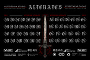 Dread Gothic Typeface, a Blackletter Font by alit design (Thumbnail 3 of 22)