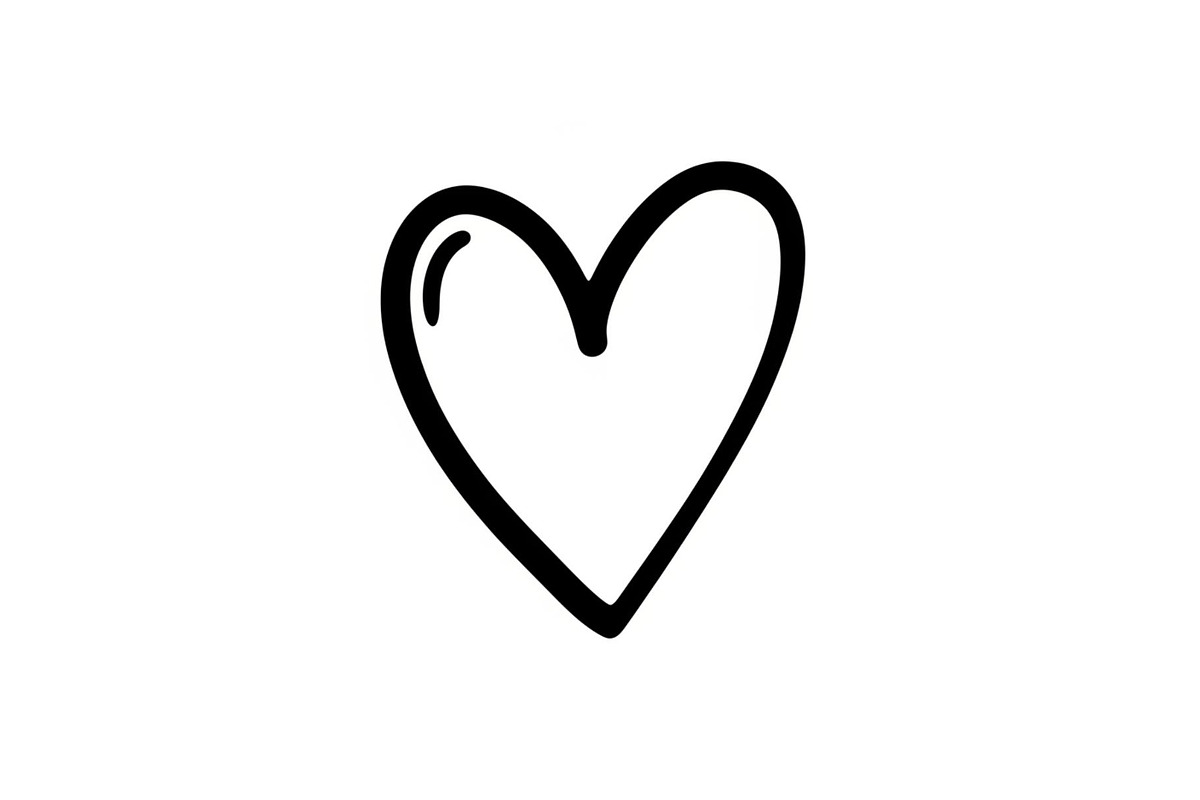 Hand Drawn Heart Doodle Vector Bundl, an Illustration by Creativeshirt (Photo 8 of 48)