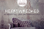 Heartwrecked, a Script Font by Brittney Murphy Design (Thumbnail 1 of 2)