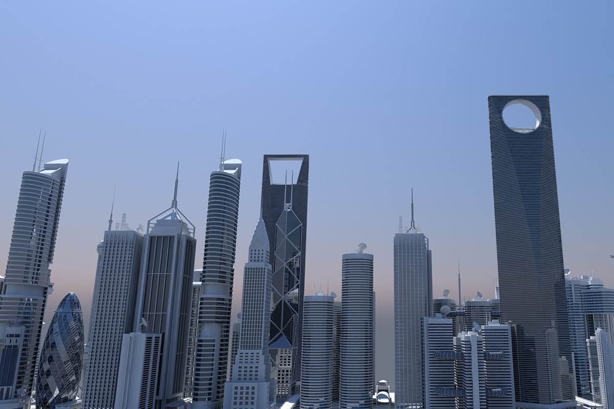 High Definition City 2012, an Architecture 3D Model by Giimann (Photo 4 of 14)