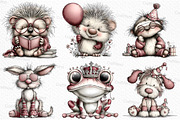 Quirky Animals Clipart, an Illustration by Craft Nest (Thumbnail 4 of 6)