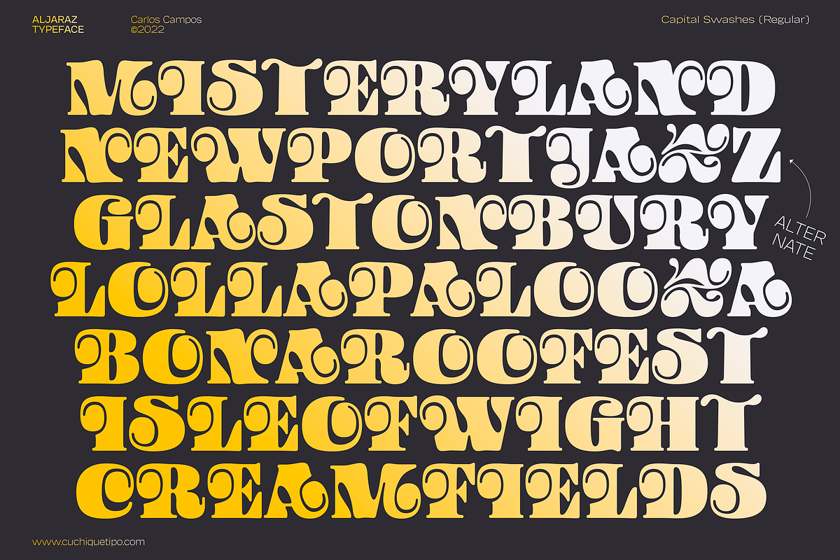 Aljaraz Font, a Serif Font by Cuchi, qué Tipo! Foundry (Photo 9 of 15)