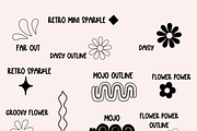 70s Lettering Procreate Brush Set, a Brushes & More by KDigitalStudio (Thumbnail 3 of 7)