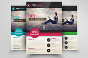 Creative Business Flyer Template, a Flyer Template by Psd Templates (Thumbnail 1 of 3)