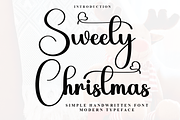 Sweety Christmas, a Handwritten Font by InermediaSTUDIO (Thumbnail 1 of 7)