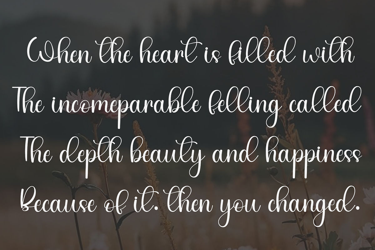 Flower, a Handwritten Font by FreshTypeINK (Photo 7 of 8)