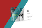 Stand Up Pouch Front and Half Side, a Cups & Container Mockup by easymock (Thumbnail 4 of 12)