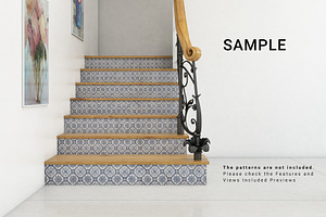 Staircase Sticker Mockup Set