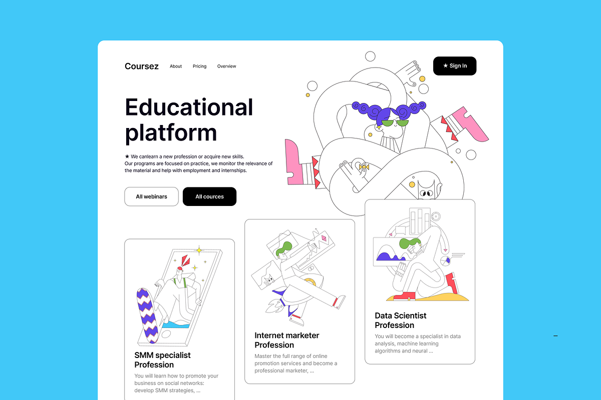 Pew-Pew! Illustration Kit, a Templates & Theme by ls-illustrations (Photo 2 of 6)