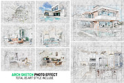 Arch Sketch Photo Effect Template, an Action Add-On by MRI STUDIO (Thumbnail 1 of 33)