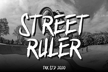 Street Ruler - Graffiti Font