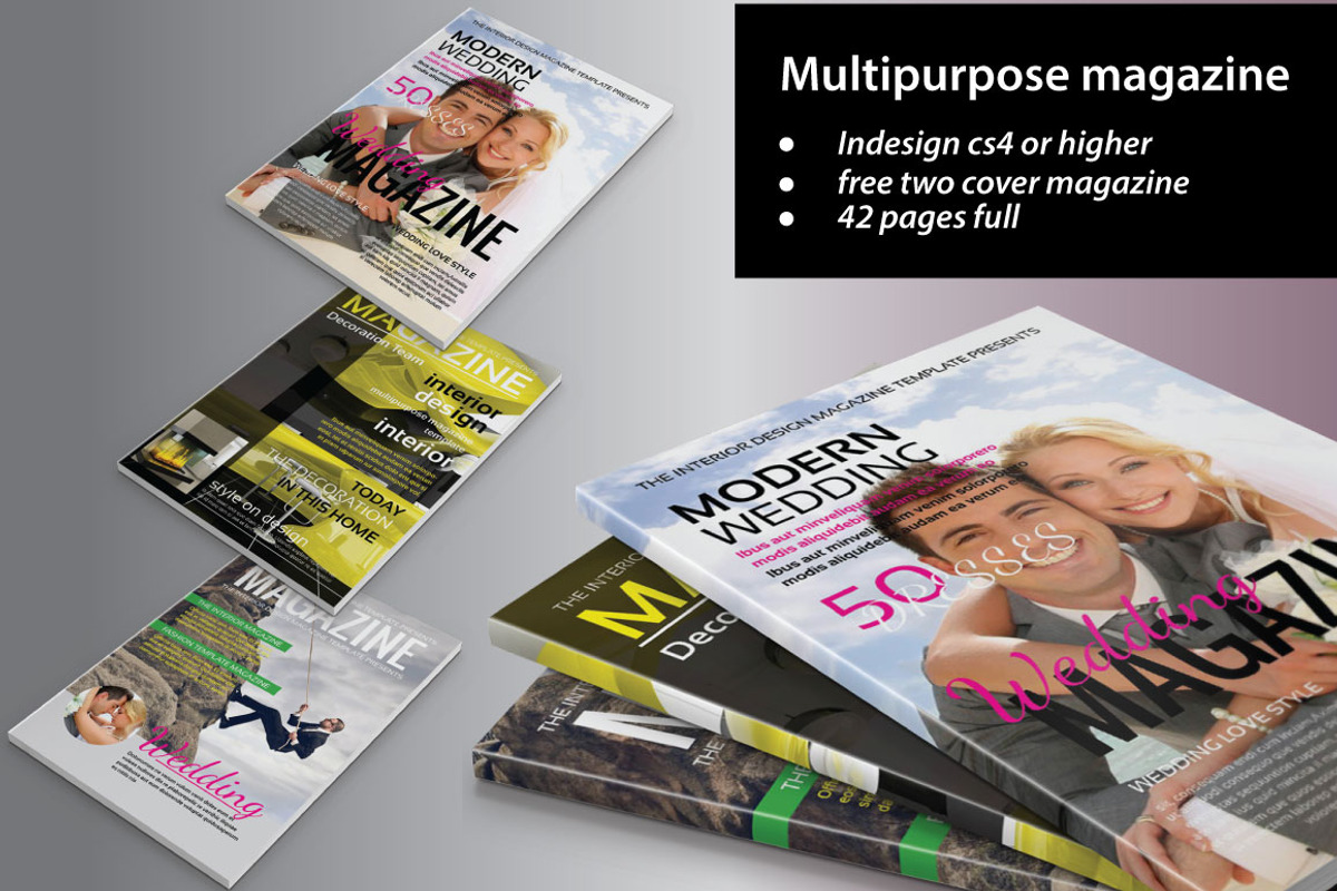 Multipurpose Magazine Template, a Magazine Template by Orlin (Photo 1 of 5)