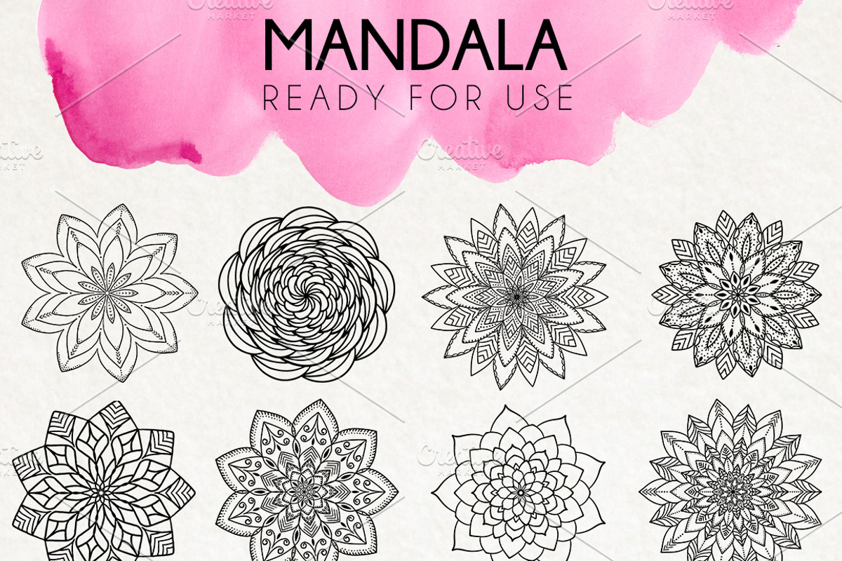 The Universe of Mandala, an Object Illustration by BilberryCreates (Photo 3 of 12)