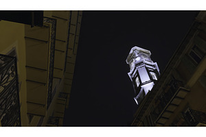 Majestic illuminated bell tower, an Architecture Photo by Media Whale Stock
