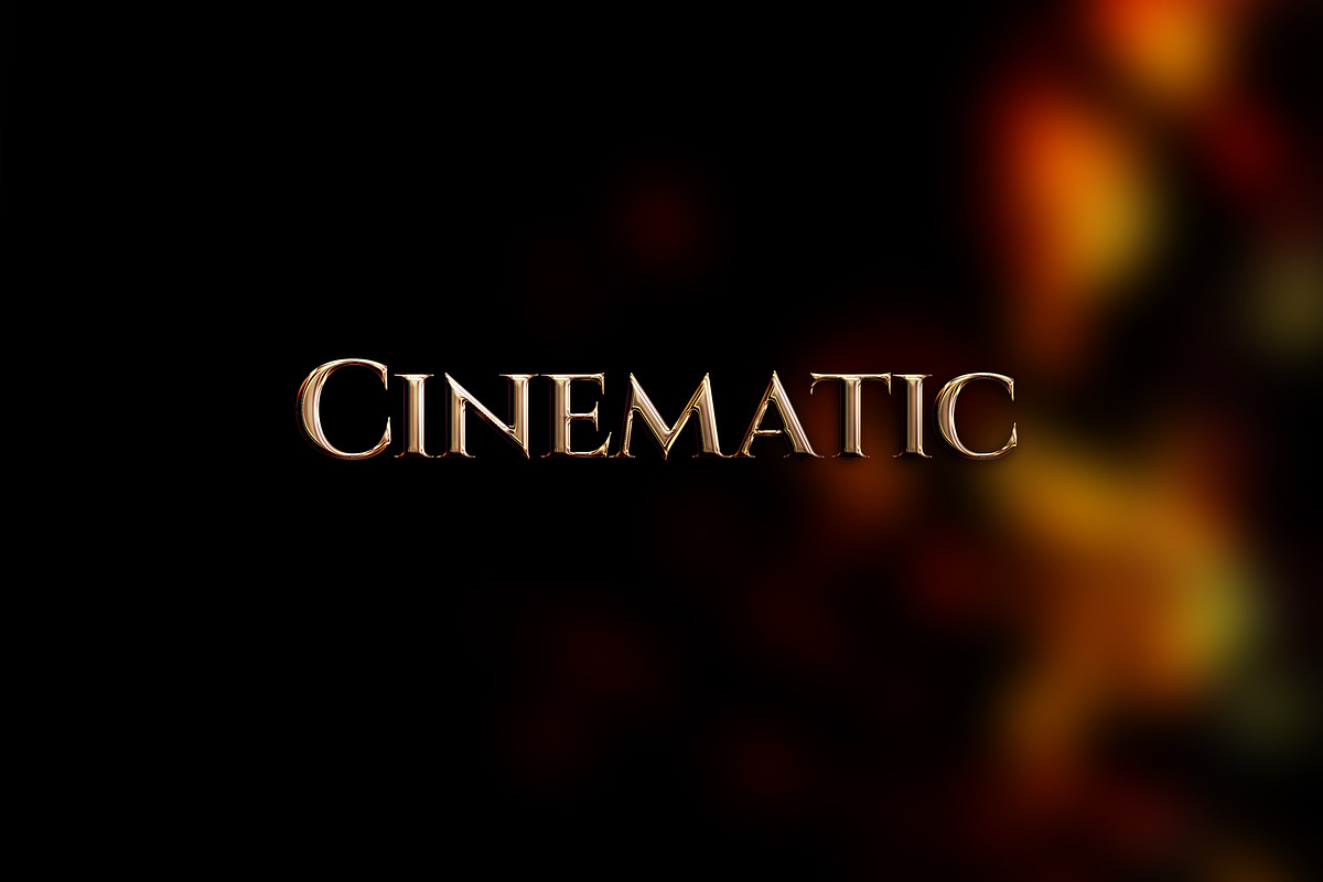 METALLICON 3D Cinematic Text Effect, a Brushes & More by velvetmade.designs (Photo 8 of 10)