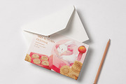Mid-Autumn Festival & White Rabbit, an Animal Illustration by CreativeValuation (Thumbnail 13 of 17)