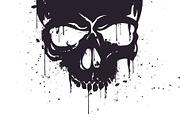 Hand Drawn Black Skull, a Person Illustration by Black White Mouse Design (Thumbnail 2 of 3)