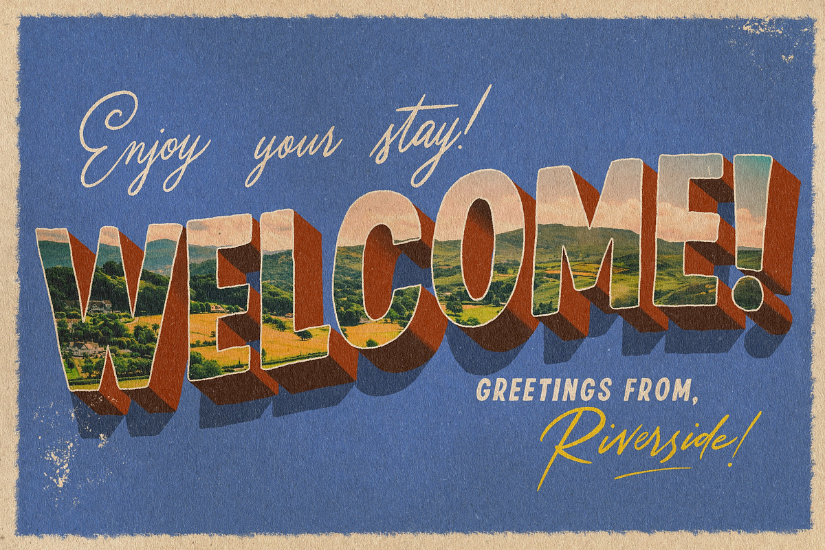 RIVERSIDE | Retro Sans Serif preview 3