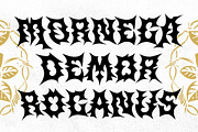 Drivioz - Black Metal Game Font, a Blackletter Font by Typia Nesia (Thumbnail 9 of 11)