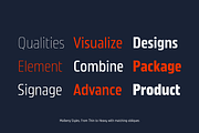 Malberg; Condensed Sans Family, a Sans Serif Font by Eko Bimantara (Thumbnail 4 of 11)
