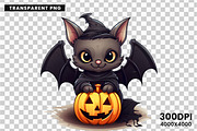 Halloween Bat Sublimation PNG Bundle, a Seasonal Illustration by Creative Arslan (Thumbnail 9 of 9)