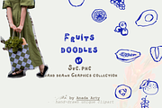 Hand drawn fruits collection, a Food Illustration by Anada Arty (Thumbnail 1 of 19)