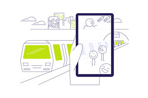 AR in entertainment abstract concept, a Technology Illustration by Visual Generation