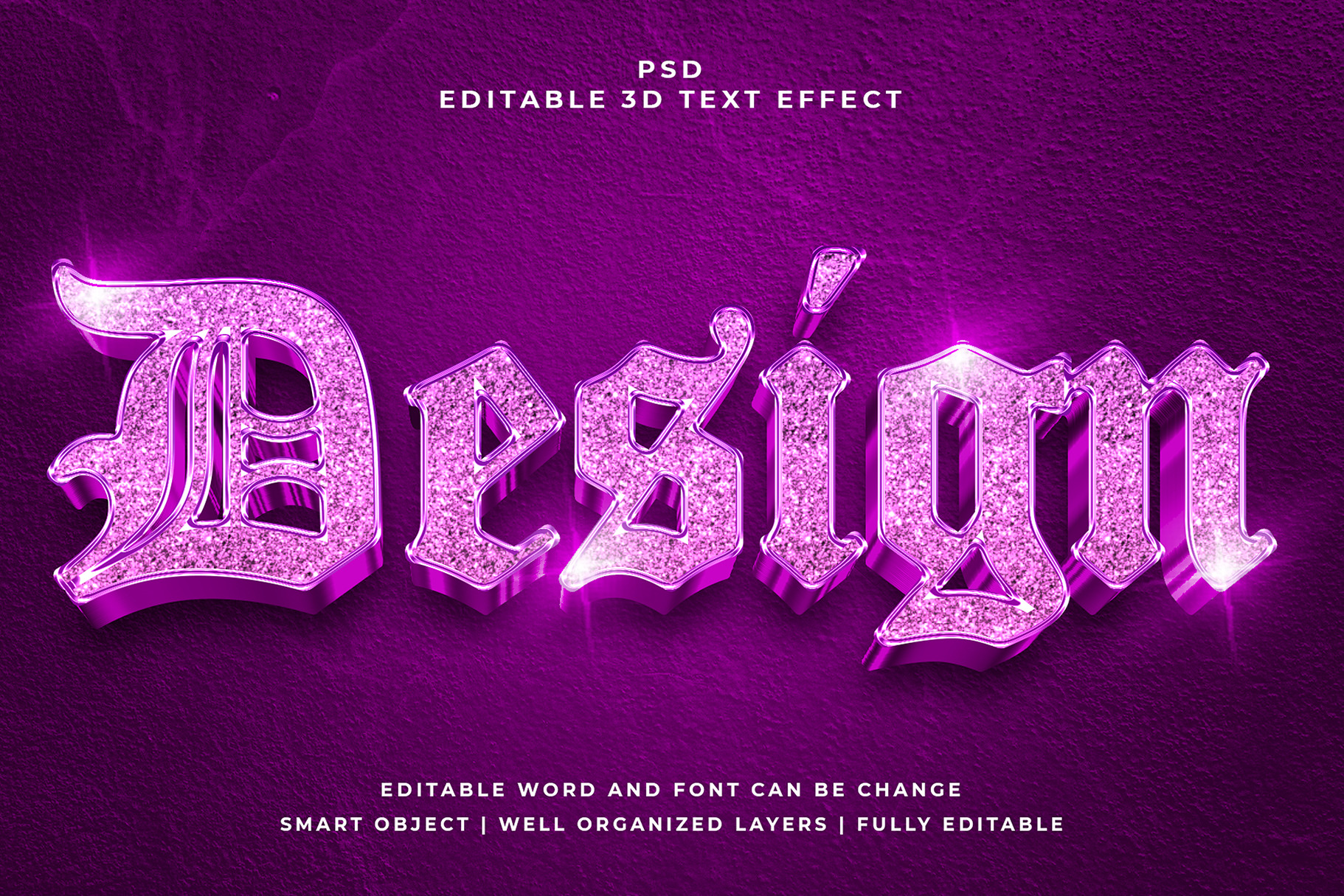 Design 3d Editable Text Effect Style, a Layer Style Add-On by ...