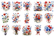 Mother’s Day Wildflower Clipart, an Illustration by OK Design (Thumbnail 3 of 6)