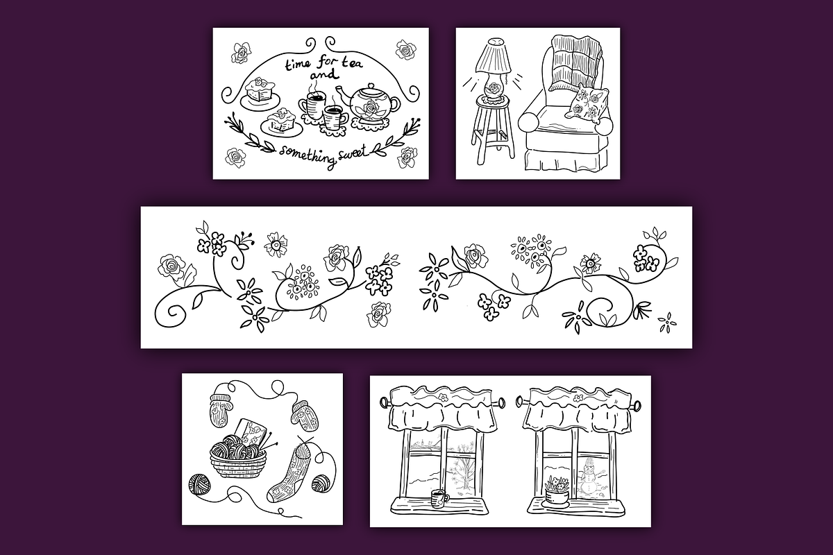 Warm and Cozy Illustrations, an Object Illustration by AJ Doodles (Photo 4 of 14)