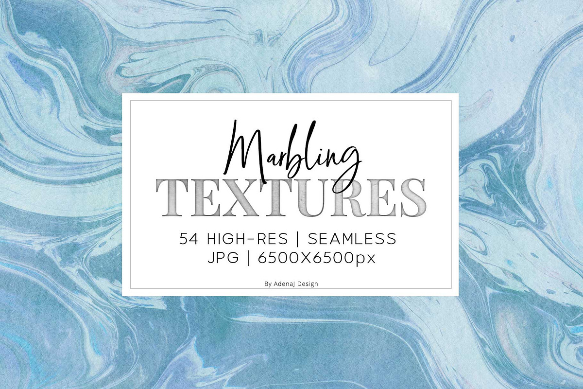 54 Huge Seamless Marbling Textures, a Texture Graphic by AdenaJ (Photo 1 of 24)