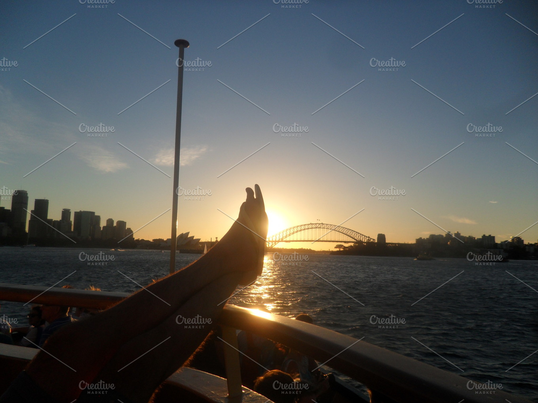 Sydney Sunset Stock Photo Containing Sydney And Photo