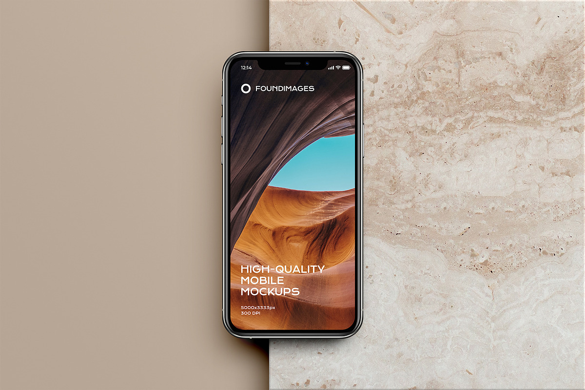 72 iphone device mockup bundle, an iPhone Mockup by FoundImages (Photo 38 of 84)