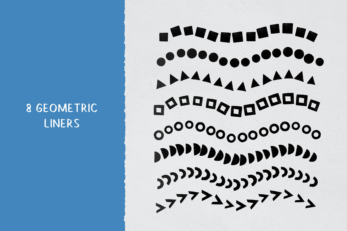 Geometric Brushes. Simple & Modern, a Brush Add-On by MaNechaeva (Photo 4 of 9)