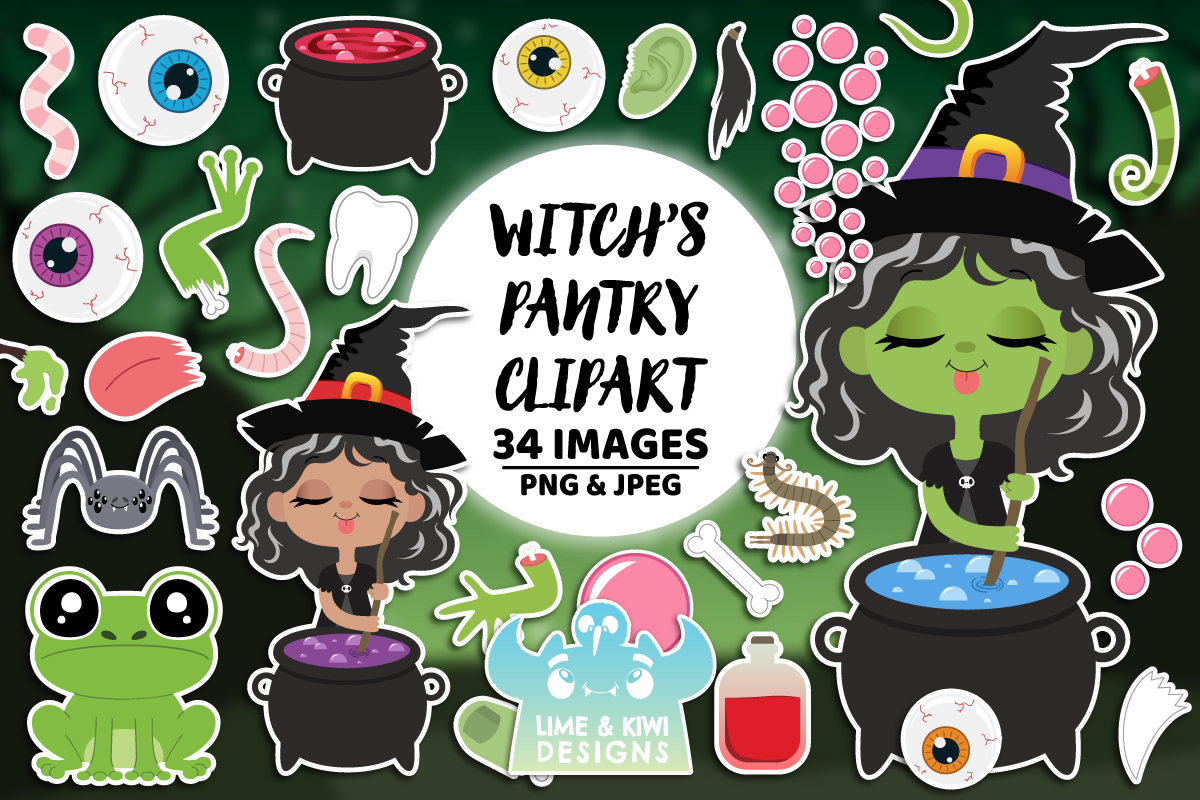 Fantasy Magic Bundle 1, a Person Illustration by Lime & Kiwi Designs (Photo 2 of 5)