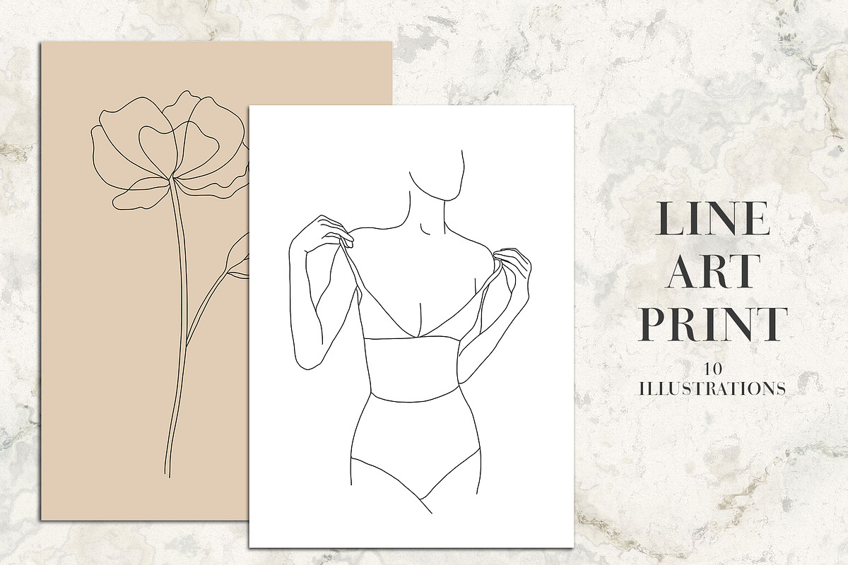 Line Art Print, a Decorative Illustration by Miracles Everywhere (Photo 1 of 6)