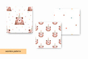 Watercolor Birthday Bear, a Decorative Illustration by MilaCreator (Thumbnail 3 of 6)