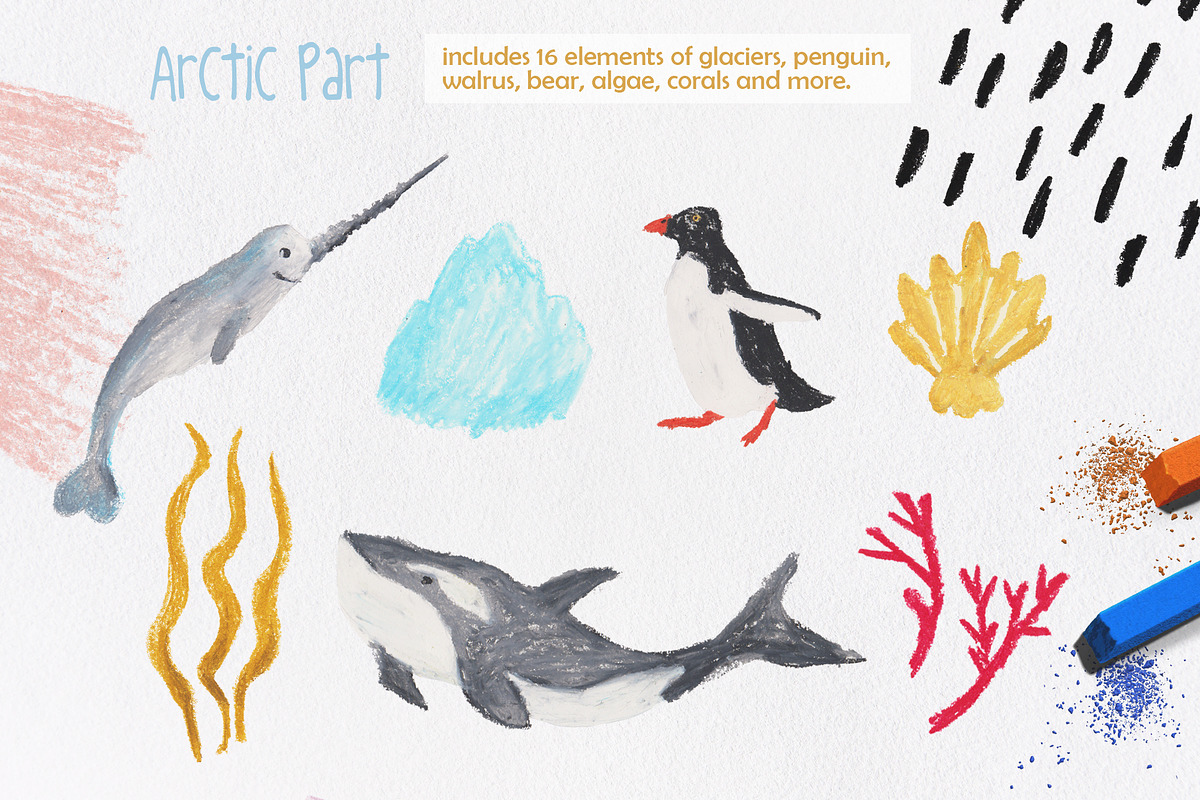 Oil Pastel Set | Children's Dreams, an Animal Illustration by Elisa Ursa (Photo 4 of 8)