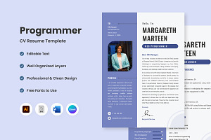CV Resume Programmer V4