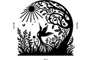 Whimsical Nature Cut Bundle, an Object Graphic by abu67222 (Thumbnail 8 of 13)