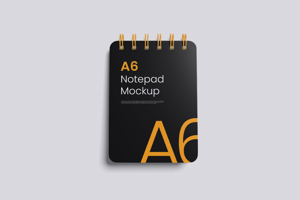 A6 Notepad Mockup, a Books & Magazine Mockup by swsi-studio (Photo 2 of 5)