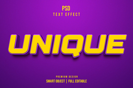 Unique 3d text effect, a Layer Style Add-On by himelgfx