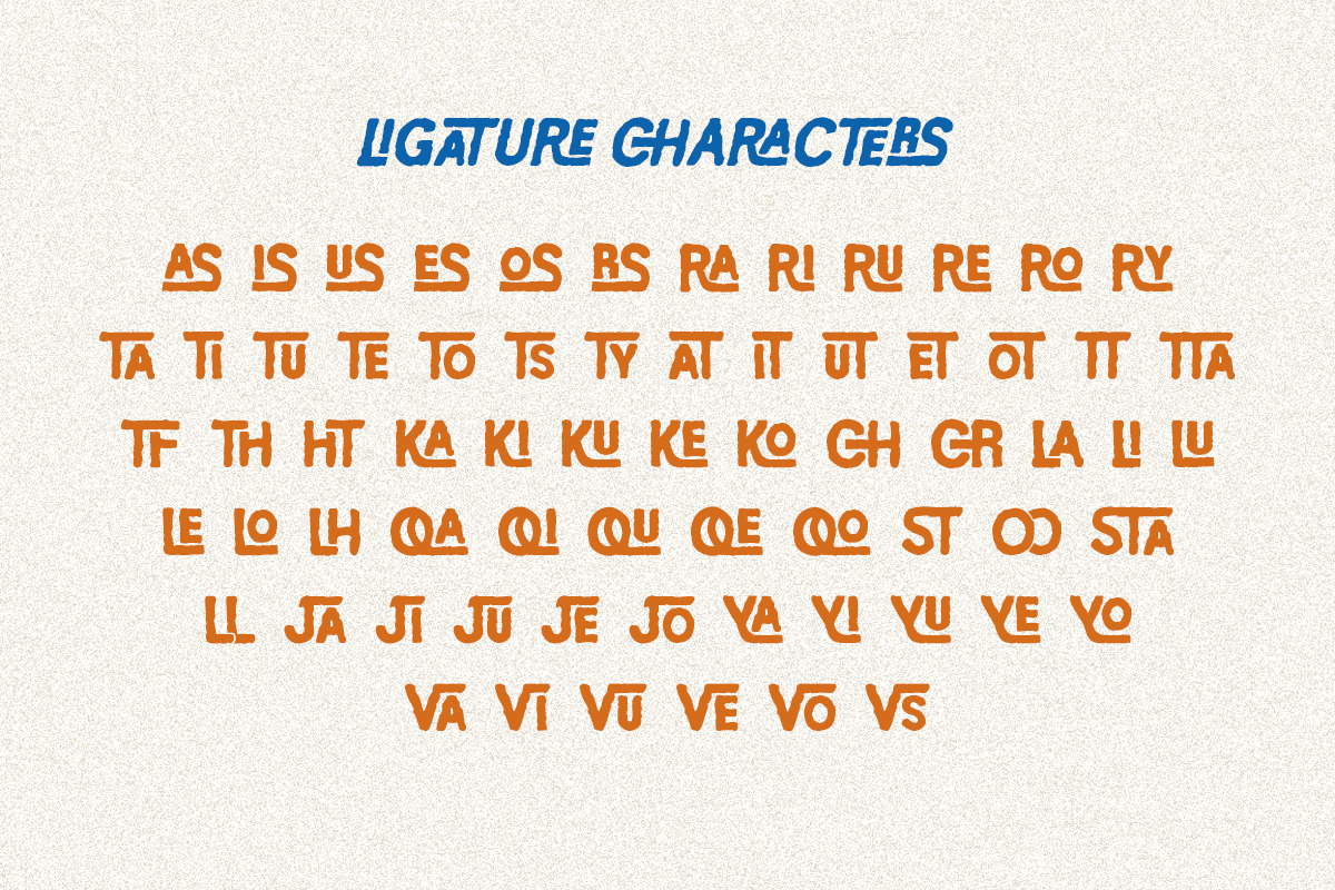 The Western Island - Ligature Font, a Sans Serif Font by Bale Type (Photo 10 of 12)