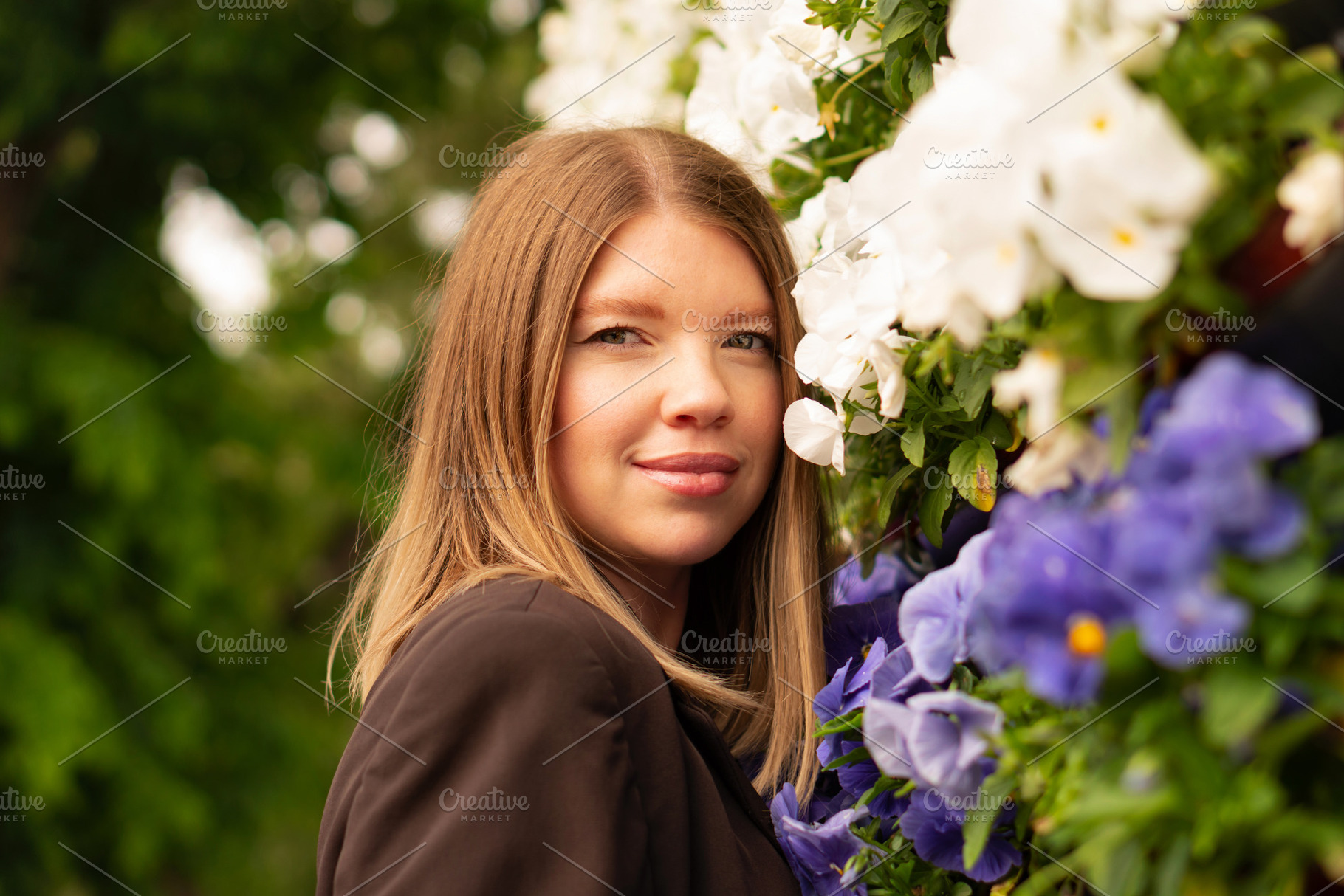 Portrait of smiling young woman, a Person Photo by Elena Vagengeim