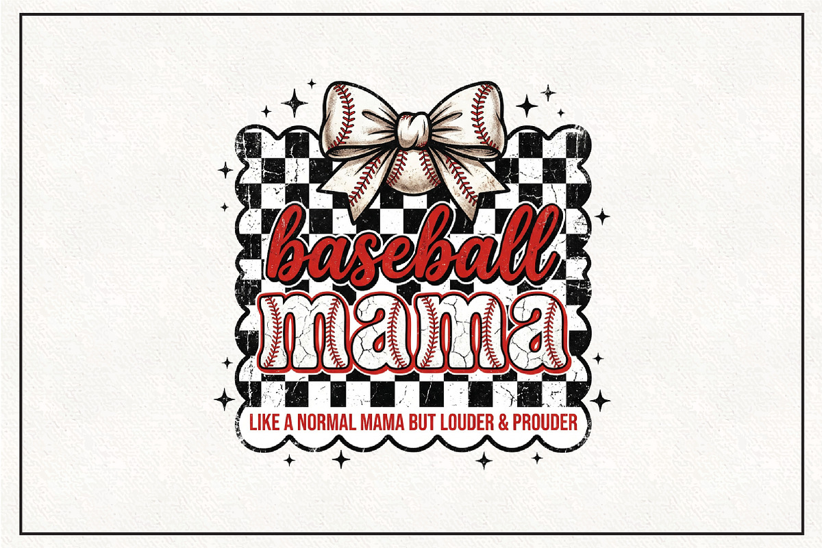 Coquette Baseball Mama Sublimation, a Work Illustration by CraftArtStudio (Photo 1 of 5)