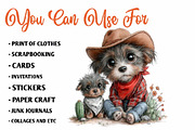 western-boy-clipart-bundle, a Seasonal Illustration by CreationArt (Thumbnail 5 of 7)