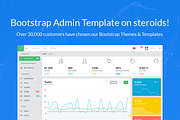 LeafUI Bootstrap 4 Admin Template, a Bootstrap Template by creativeLabs (Thumbnail 1 of 5)